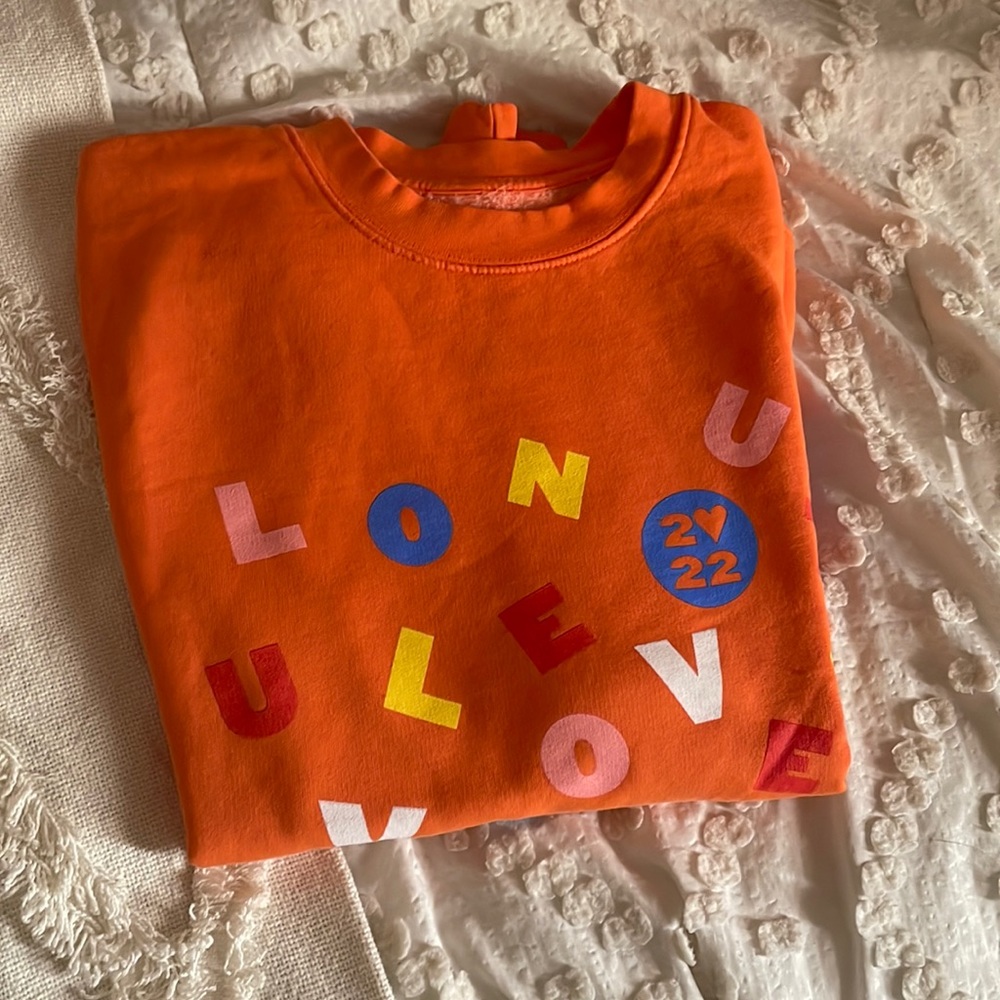 Love on Tour 2022 Orange Crewneck